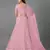 Pink embroidered net Semi Stitched bridal lehenga