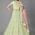 Light-green embroidered net Semi Stitched Bridal Lehenga