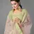 Light-green embroidered art silk Semi Stitched bridal lehenga