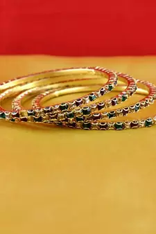 gold platted bangles size-2.4,2.6,2.8