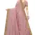 Pink embroidered silk saree with blouse