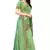 Light green embroidered silk saree with blouse
