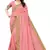Light pink embroidered silk saree with blouse