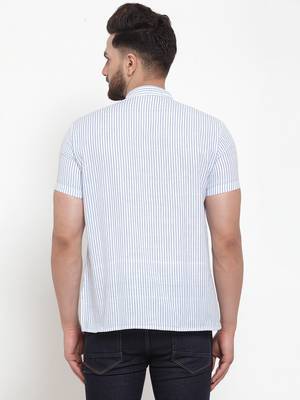 White woven cotton men-kurtas 2