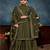 Olive Green Pakistani Palazzo Suit
