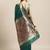 green woven silk saree with blouse
