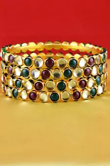 gold platted bangles size-2.4,2.6