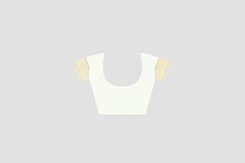 white woven silk saree with blouse 4