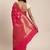 pink woven silk saree with blouse
