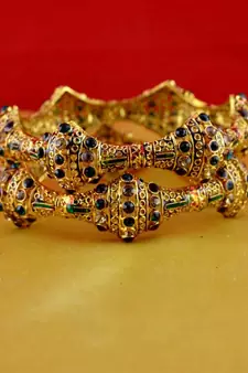gold platted bangles size-2.4,2.6,2.8