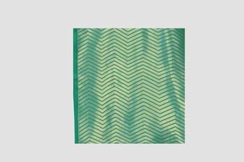 green woven  silk saree with blouse 5