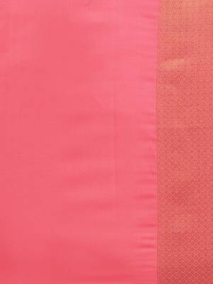 pink woven silk saree with blouse 5