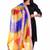 Art Silk Bandhani Dupatta With Embellished Gotta Patti Lace