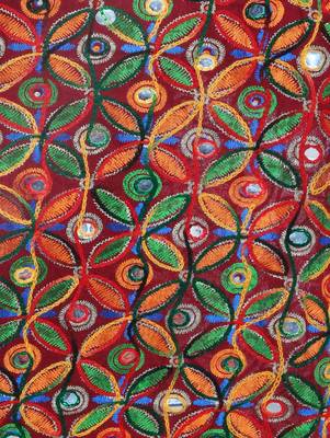 Printed Cotton Rajasthani phulkariDupatta 4
