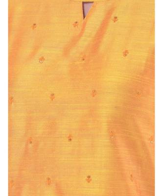 Yellow Embroidered Straight Kurta 6