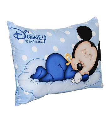 Sleeping Mickey Mouse Favon Microfiber Filled Kids Cartoon  Character Pillow 1