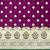 Purple woven satin saree with blouse