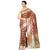 Maroon woven katan silk saree with blouse
