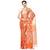 Orange woven kanchipuram silk saree with blouse