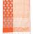 Orange woven kanchipuram silk saree with blouse