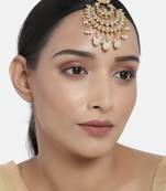 Traditional  Kundan Studded Maang Tikka for Women/Girls (T2019W)