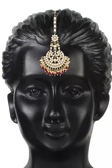 Traditional Kundan & Stone Studded Maang Tikka for Women & Girls 