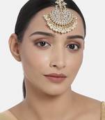 Traditional Kundan & Stone Studded Maang Tikka for Women & Girls 