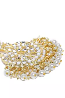 Traditional Kundan & Stone Studded Maang Tikka for Women & Girls 