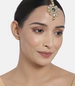 Traditional Kundan & Stone Studded Maang Tikka for Women & Girls (T2035G)