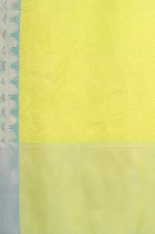 Beige woven art silk saree with blouse