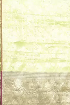 Green woven art silk saree with blouse