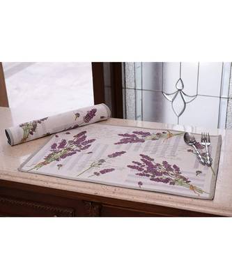 Bloom Table Mats for Dining (Multicolour) - Set of 2 1