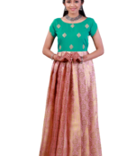 Shivangi Golden Jacquard Long Gown !!! – AM67LPK