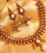 Beautiful Pearl Mango Necklace Set