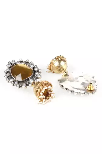 Sangeeta Boochra Silver Earrings