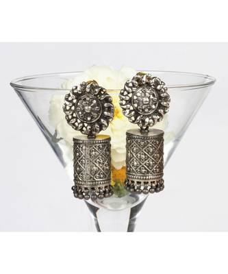 Sangeeta Boochra Silver Earrings 1