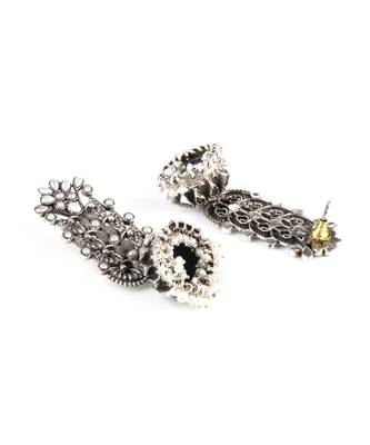 Sangeeta Boochra Silver Earrings 3