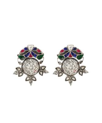 Sangeeta Boochra Silver Earrings 1