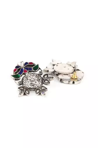 Sangeeta Boochra Silver Earrings