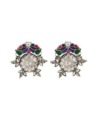 Sangeeta Boochra Silver Earrings 2