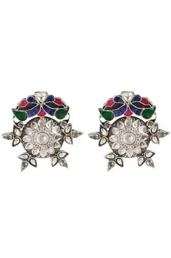 Sangeeta Boochra Silver Earrings