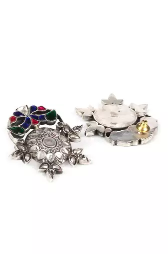Sangeeta Boochra Silver Earrings