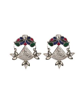 Sangeeta Boochra Silver Earrings 2