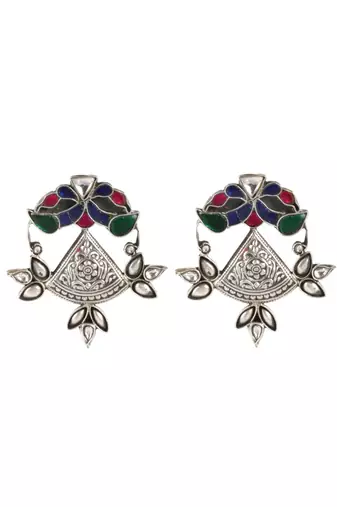 Sangeeta Boochra Silver Earrings