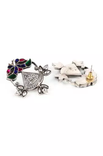 Sangeeta Boochra Silver Earrings