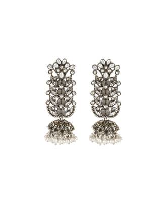 Sangeeta Boochra Silver Earrings 2