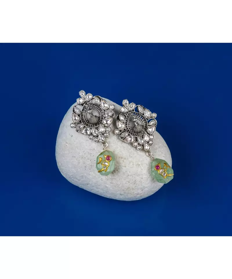 Sangeeta Boochra Silver Earrings