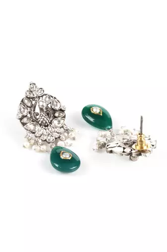 Sangeeta Boochra Silver Earrings