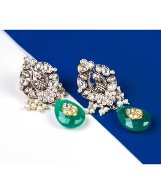 Sangeeta Boochra Silver Earrings 1