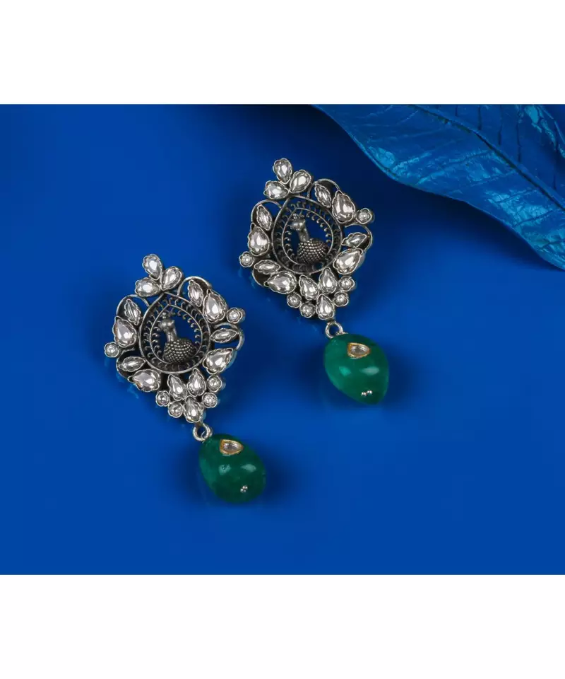 Sangeeta Boochra Silver Earrings